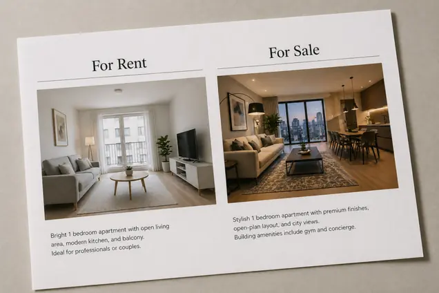 retouche photo immobilière Tips: Rentals vs. Sales Guide