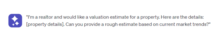 home valuation chatgpt prompt