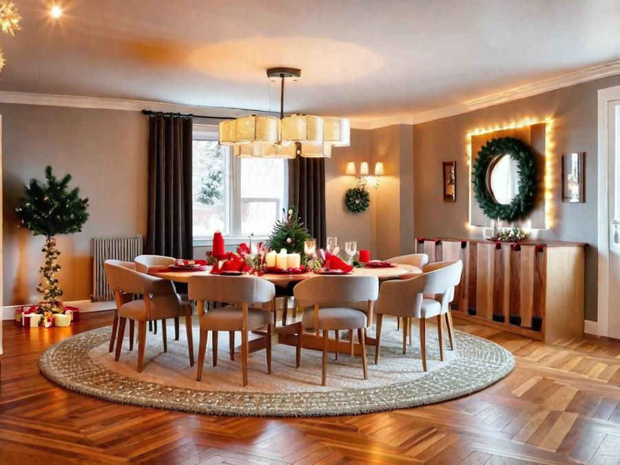 dining room christmas decor idea