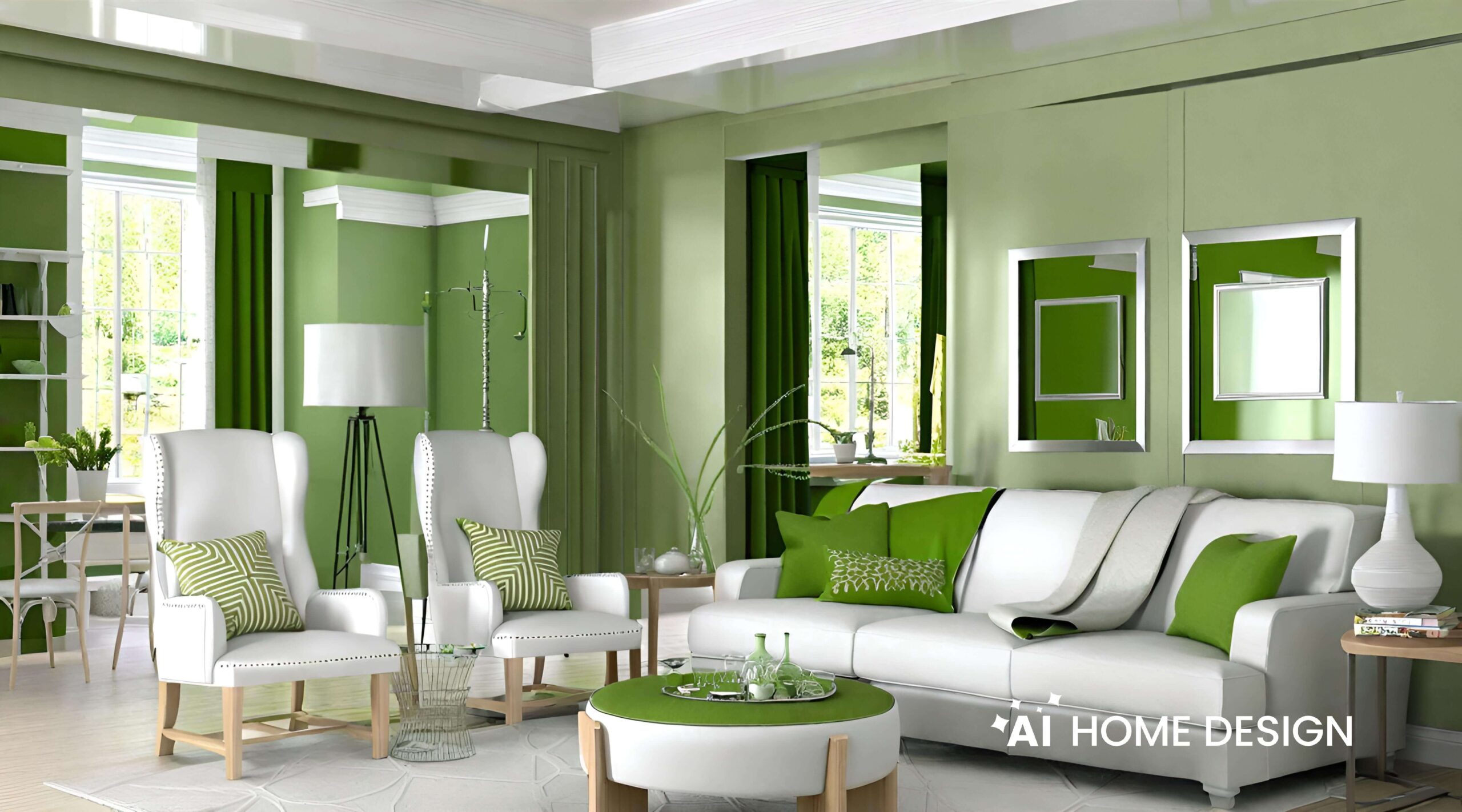Greenery pantone home design