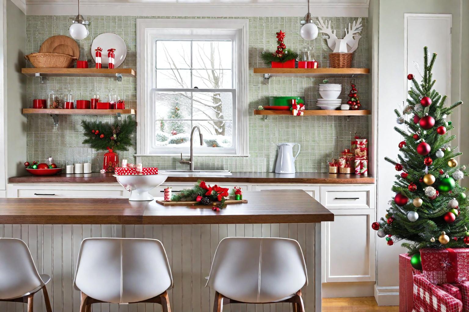 kitchen Christmas decor idea