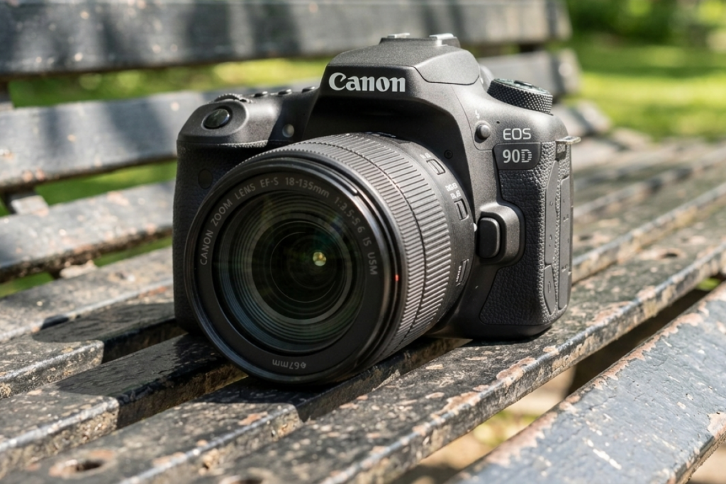 best camera for real estate photography Canon EOS 90D suited for entry-level setups and budget-conscious property photography workflows
