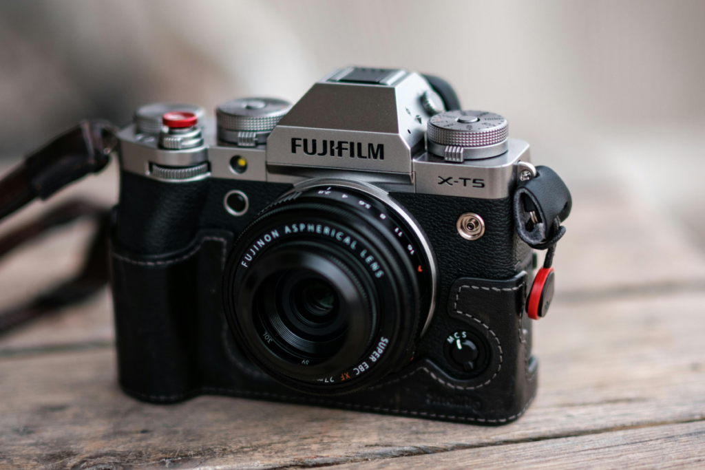 best camera for real estate photography Fujifilm X-T5 suited for lightweight setups and well-lit interior property shoots