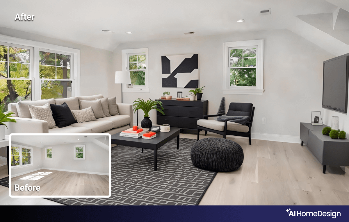 ai virtual staging