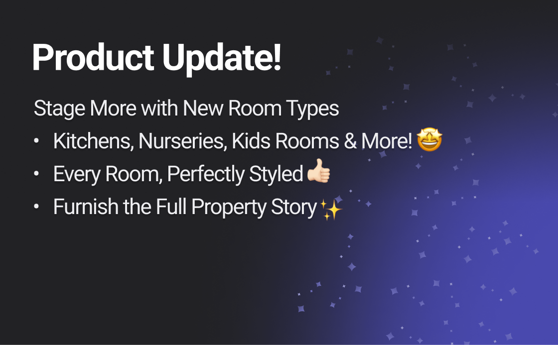 ai homedesign product update new ai virtual staging spaces