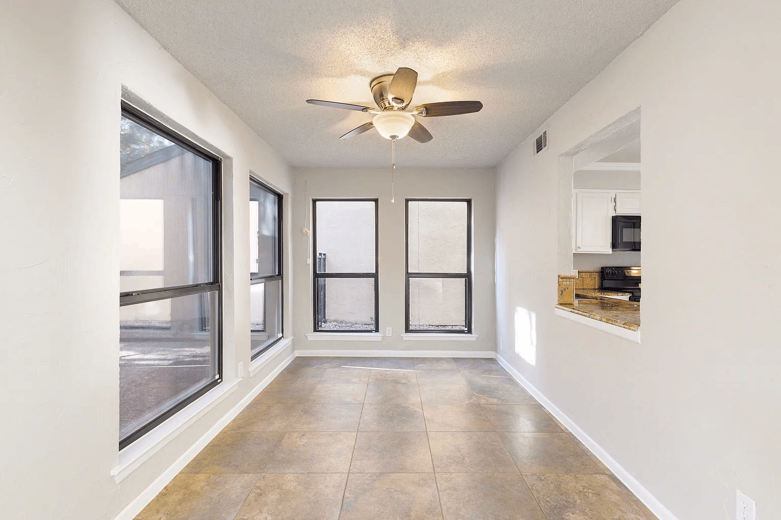 before of virtual staging ai dining room staging