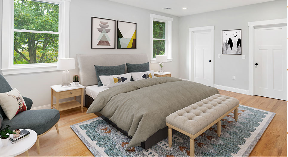 after of boxbrownie bedroom staging