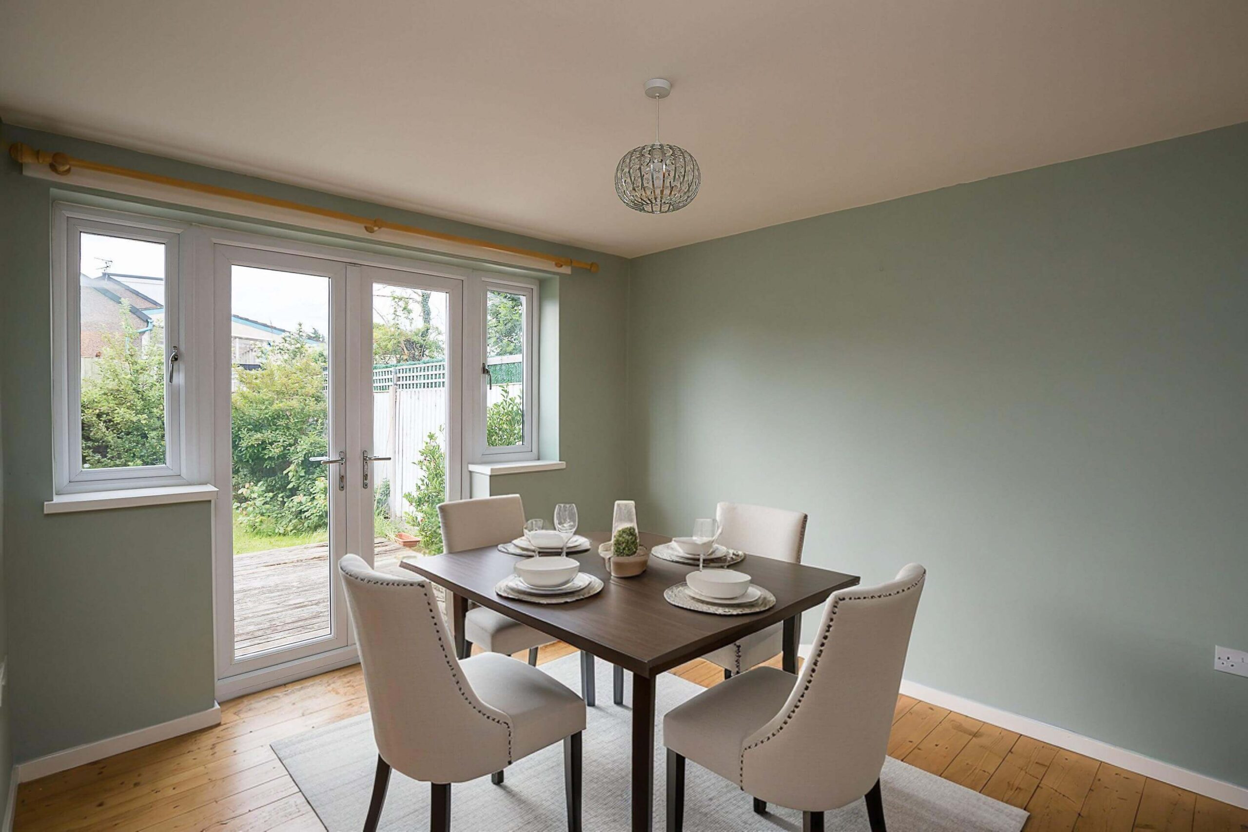 ai home design ai virtual stagine after dining room