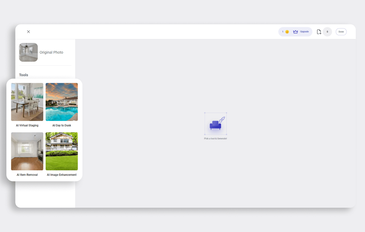 Select the AI tool you need