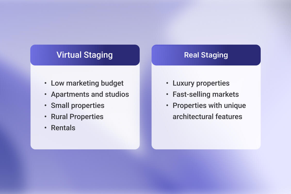 Virtual Staging vs. Traditional Staging: Which Is the Right Choice?