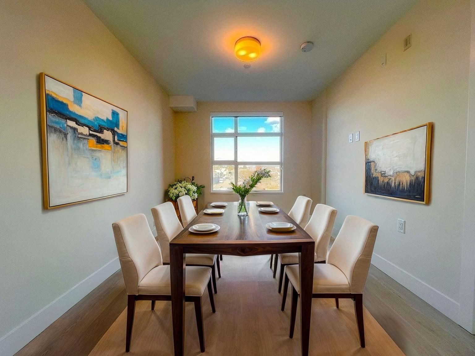 Virtual staging ai virtually staged dining room