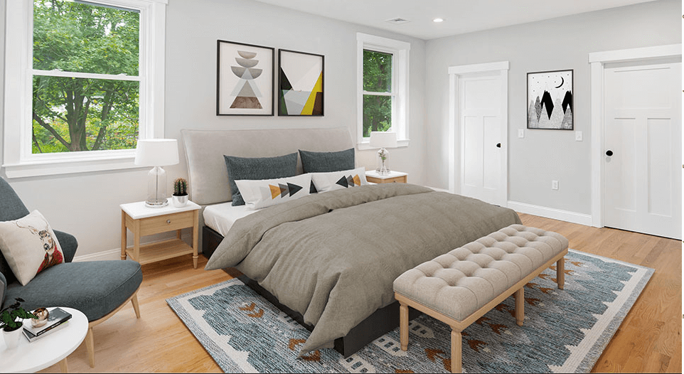 after of boxbrownie virtually staged bedroom