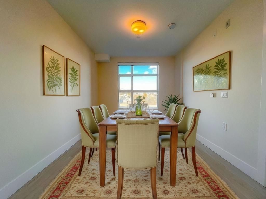 AI HomeDesign virtually staged dining room