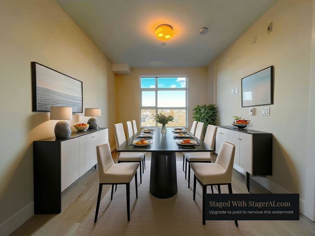 stagerai virtually staged dining room