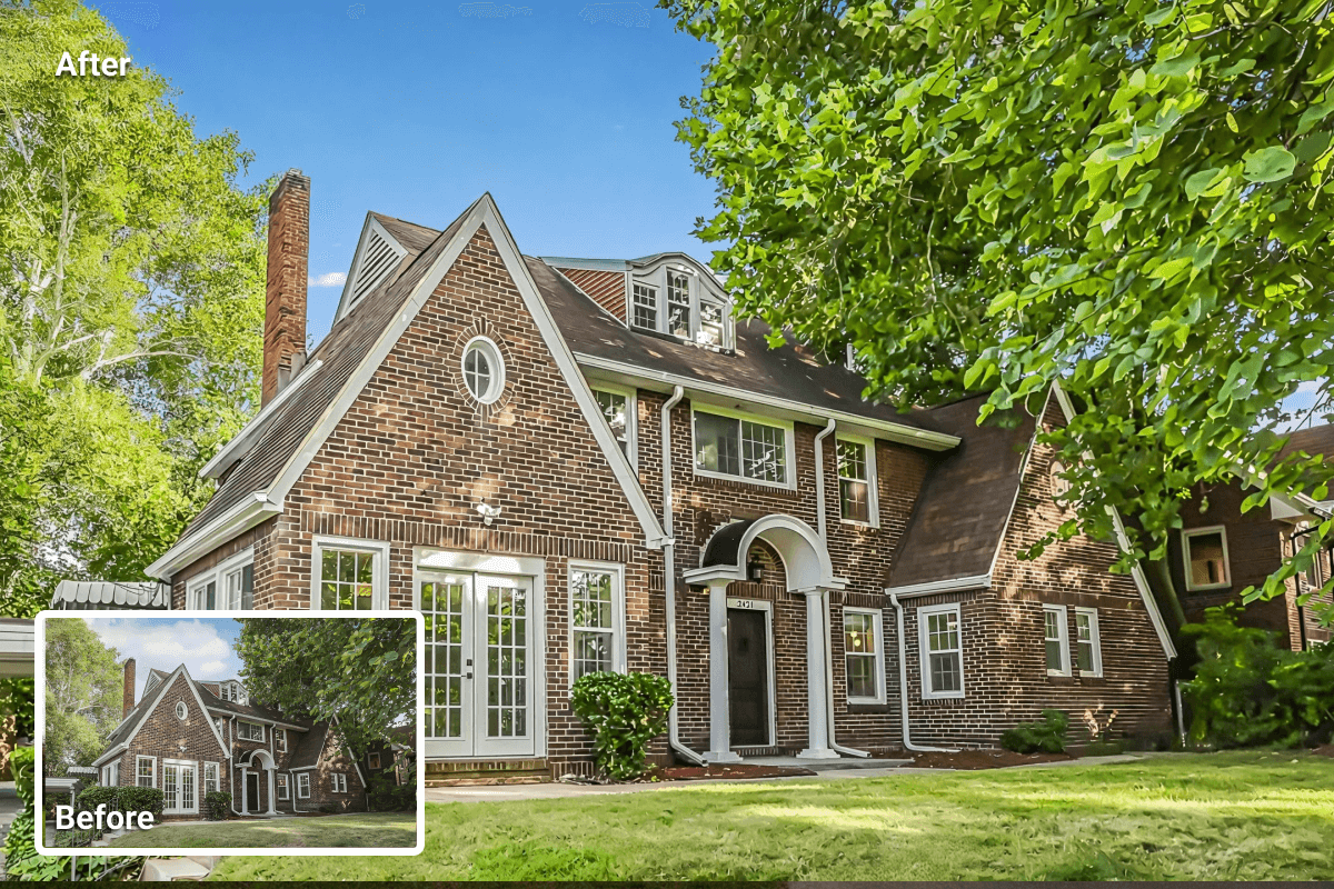 exterior ai image enhancement