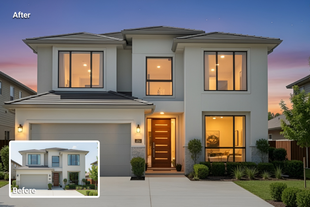 Detail Enhancement among real estate photo editing services