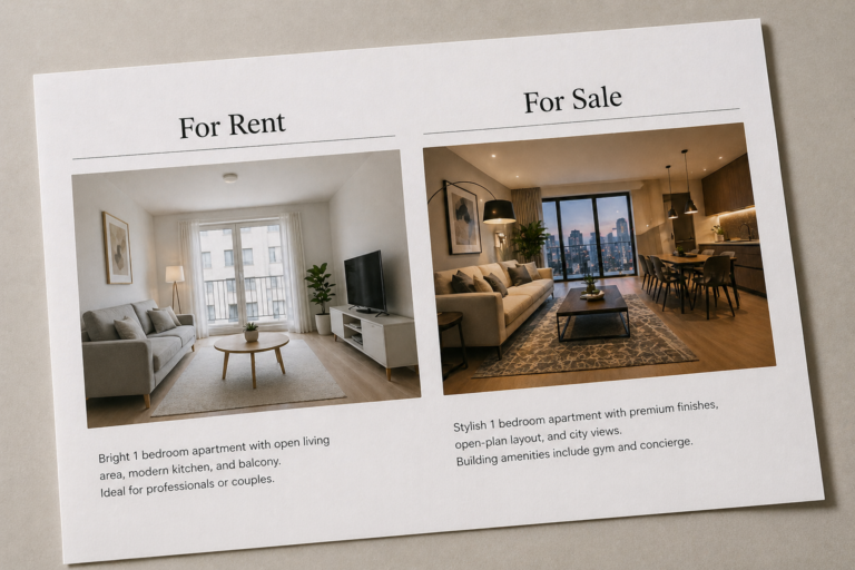 Real Estate Photo Editing Tips for Rental vs For-Sale Listings