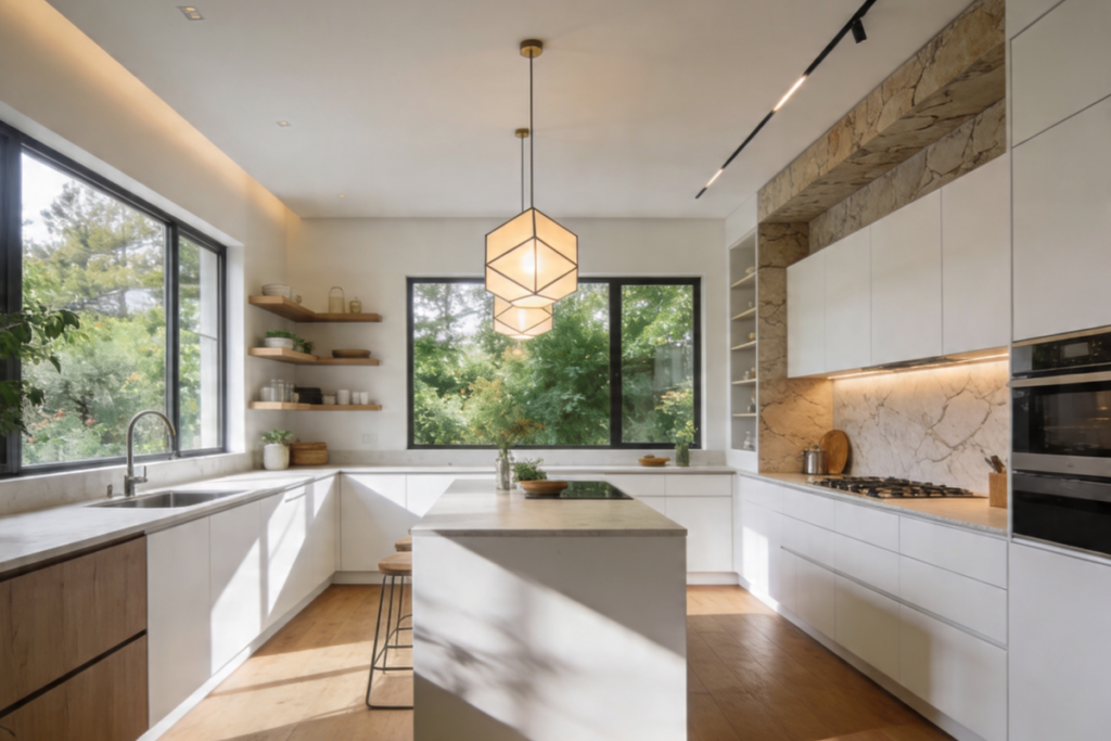 Flambient Lighting Defines the Clean, Bright Aesthetic as real estate trends 2026