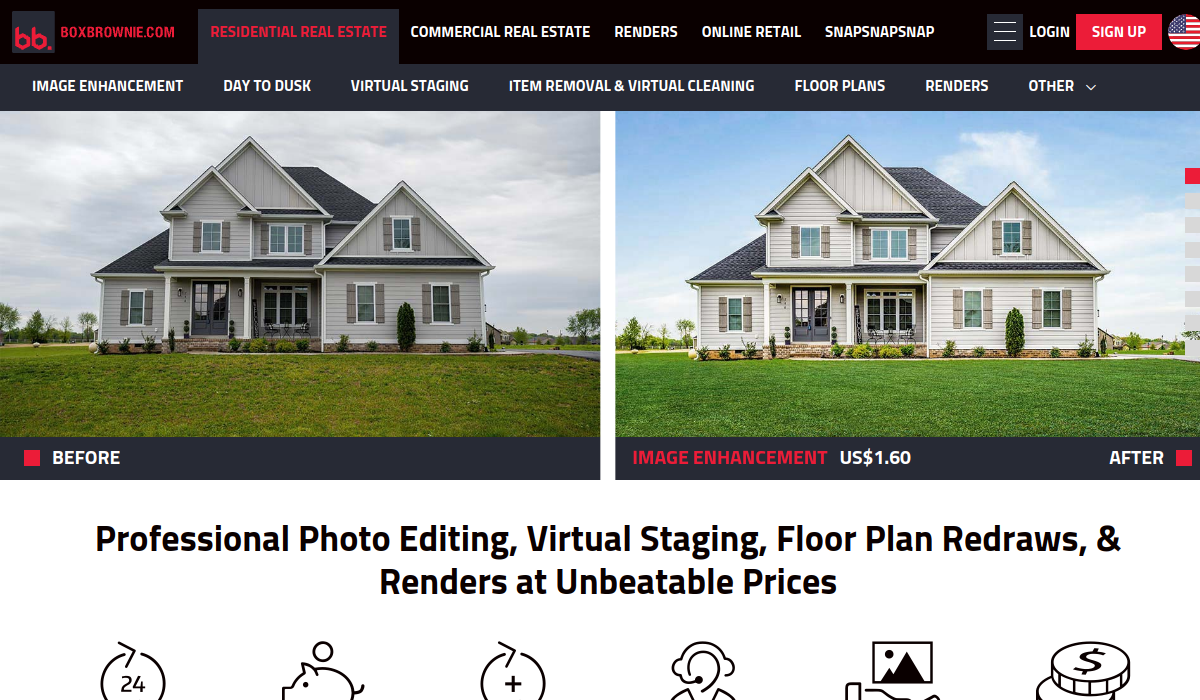 BoxBrownie virtual staging platform