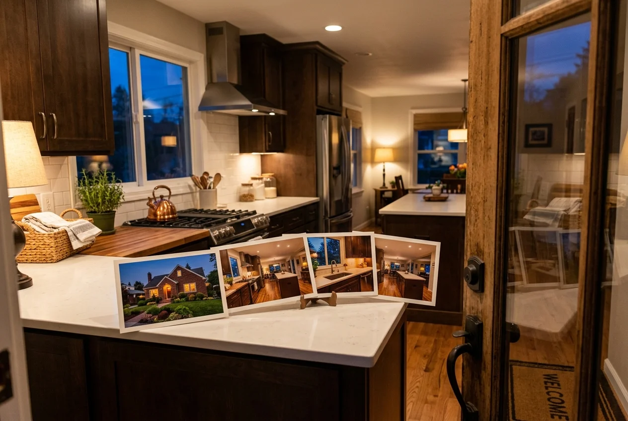 Printed listing photos with matched exposure, one of the best pedra alternatives for editing consistency