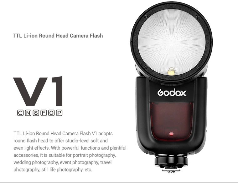 Godox V1 Round Head Flash