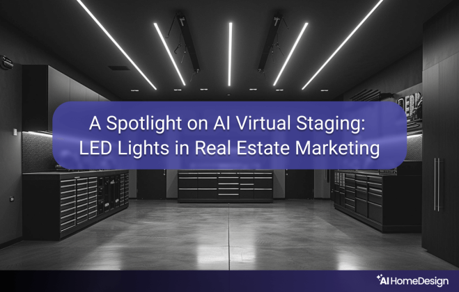 LED lights in real estate marketing