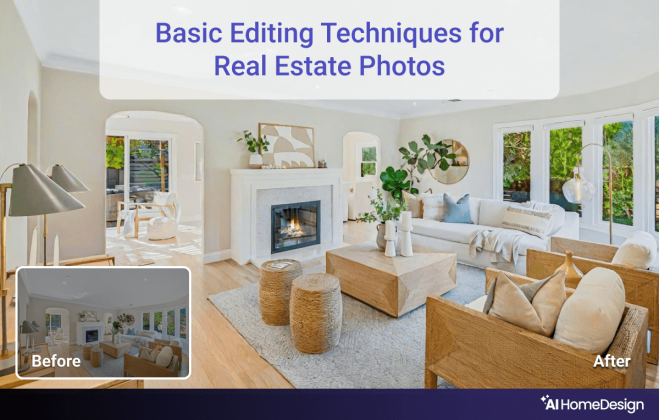 real estate photo editing techniques