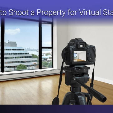 shoot a property for virtual staging