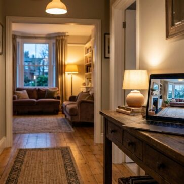 Laptop showing a corrected listing photo, illustrating best pedra alternatives for exposure editing